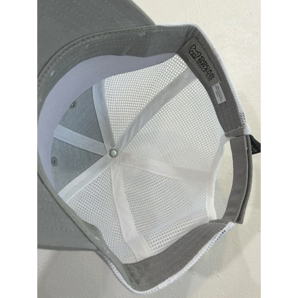 Oscar Bravo Golf Trucker Hat hook and loop Closure Mesh Back